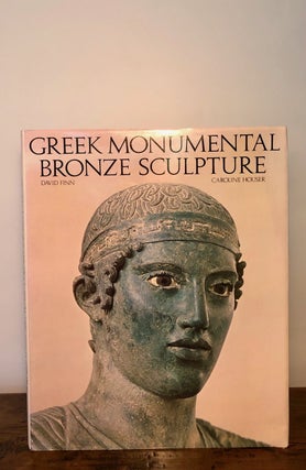 Item #10204 Greek Monumental Bronze Sculpture. David FINN, Caroline Houser