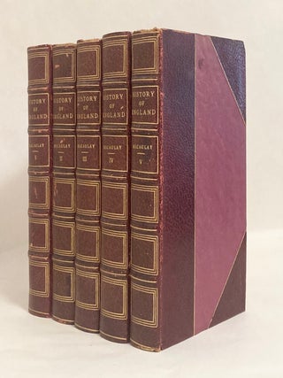 Item #10248 The History of England: From The Accession of James II. COMPLETE in Five Volumes....
