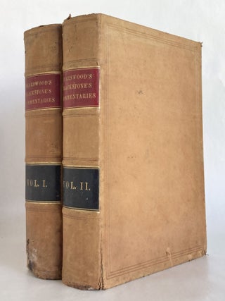 Item #10390 Commentaries on the Laws of England. Sir William BLACKSTONE