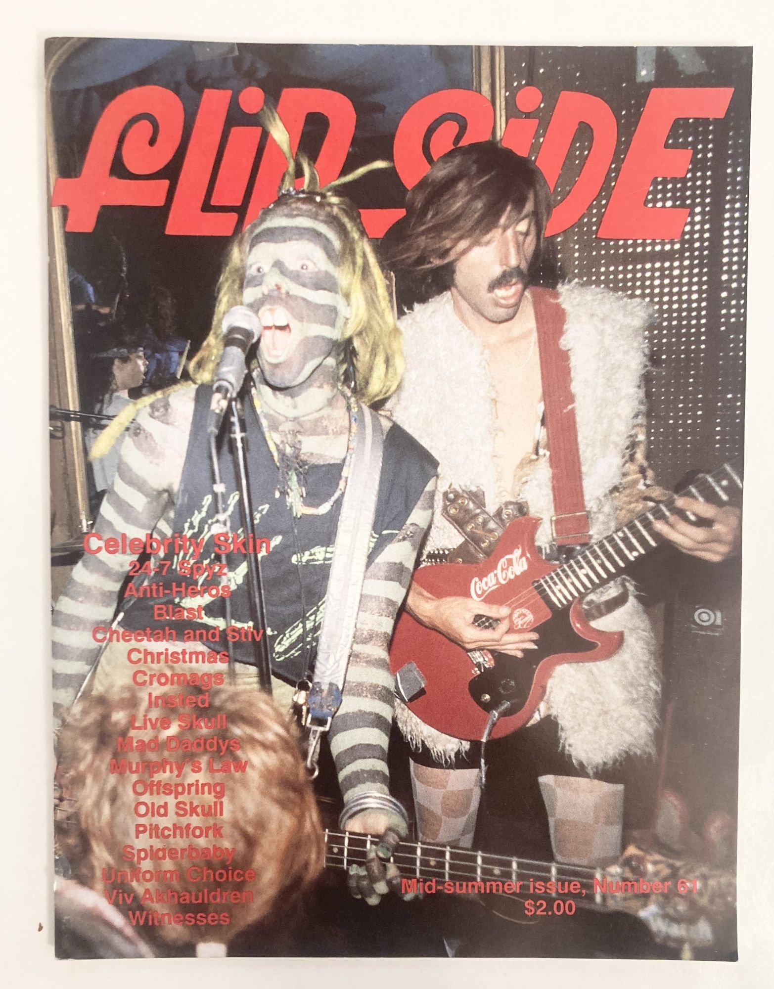 Flip Side Rapper Rip Flip Side Magazine Issue #61 Flipside; Flip-Side Mid-Summer 1989: Cover ...