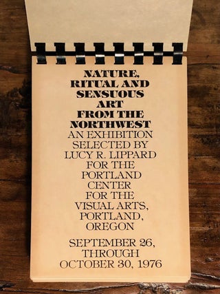 In Touch: Nature, Ritual And Sensuous Art From The Northwest: An Exhibition Selected by Lucy Lippard For The Portland Center for the Visual Arts, Portland, Oregon