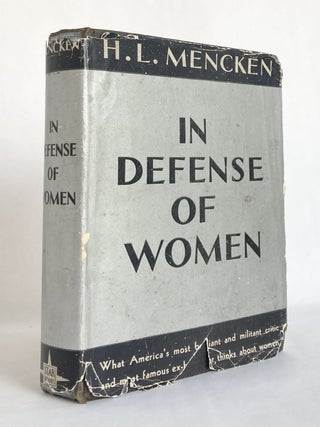 Item #11100 In Defense of Women. H. L. MENCKEN
