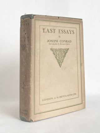 Item #11102 Last Essays. Joseph CONRAD