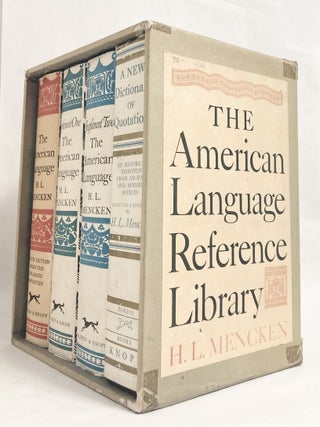 Item #11233 The American Language An Inquiry Into the Development of English in the United...