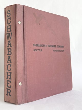 Item #11289 Schwabacher Hardware Company Seattle, USA General Index Catalog No. 21. TRADE...