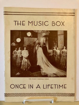 Item #1145 Broadway Theater Program: Once in a Lifetime. Moss HART, George S. Kaufman