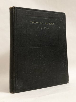 Item #11450 Thomas Burke 1949-1925. Charles T. CONOVER