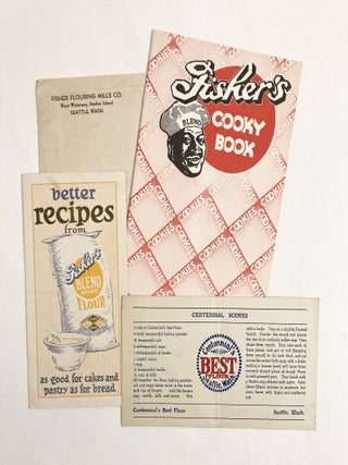 Item #11458 Fisher's Cooky Book - with Fisher's Blend Flour ephemera. Cookbooks - Fisher's Cooky...