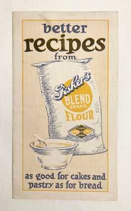 Fisher's Cooky Book - with Fisher's Blend Flour ephemera