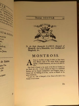 Theatrum Scotiae Containing the Prospects of their Majesties Castles and Palaces: Together with Those of the Most Considerable Towns and Colleges; the Ruins of Many Ancient Abbeys, Churches, Monasteries and Convents, within the Said Kingdom. All Curiously Engraven on Copper Plates. With a Short Description of Each Place.