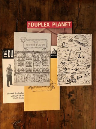 Item #11665 The Duplex Planet - Lot of 15 issues plus Promotional Items - INSCRIBED. David...