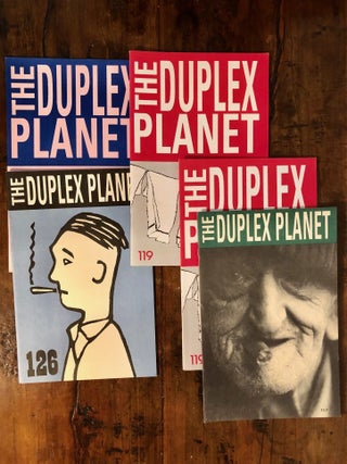 The Duplex Planet - Lot of 15 issues plus Promotional Items - INSCRIBED