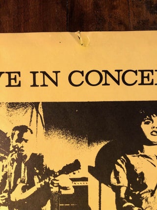Original Punk Poster promoting The Dishrags, D.O.A., the Look and Pointed Sticks at Washington Hall