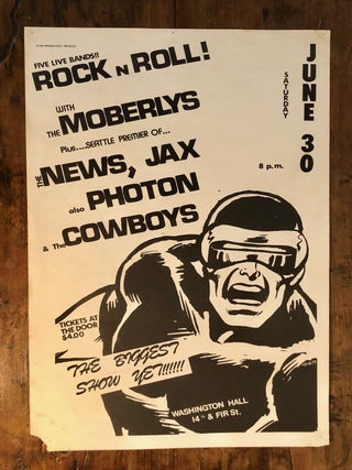 Item #11686 Original Poster - The Moberlys, The News, Jax, Photon and The Cowboys at Washington...