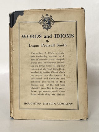 Words and Idioms Studies in the English Language