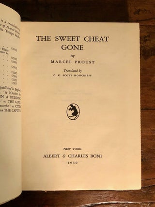 The Sweet Cheat Gone (Remembrance of Things Past Part Seven)