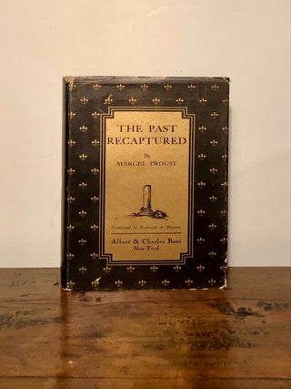 Item #11819 The Past Recaptured (Remembrance of Things Past, Part VII) (A la Recherche du Temps...