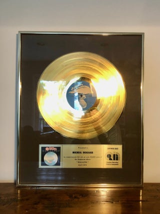 Item #11842 Gold Record Awarded to Rock Band Heart for Album "Magazine" Music - Classic Rock - Heart