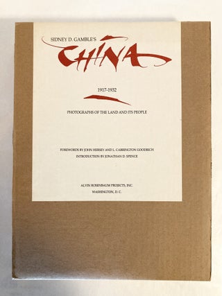 Sidney D. Gamble's China 1917-1932 Photographs of the Land and Its People - IN Original Cardboard Case