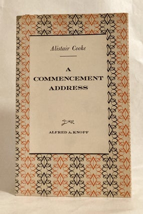 A Commencement Address