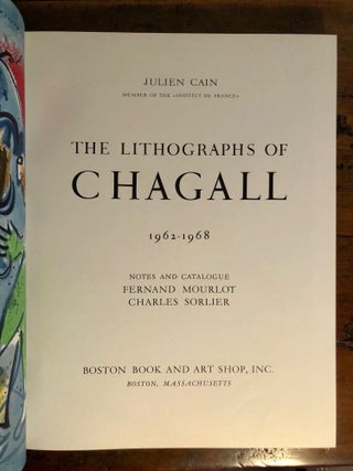 The Lithographs of Chagall, 1962-1968