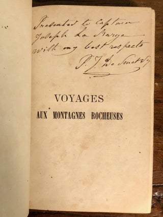 Item #12103 Voyages aux Montagnes Rocheuses chez les Tribus Indiennes du vaste territoire de...