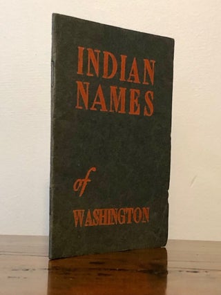 Indian Geographic Names of Washington