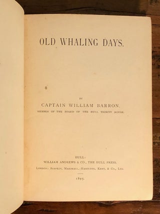 Old Whaling Days