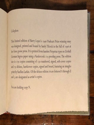 Looking in a Deeper Lair: A Tribute to Wallace Stegner - SIGNED, One of 29 Copies