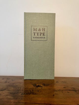 Item #12285 M & H Type Catalogue. Printing