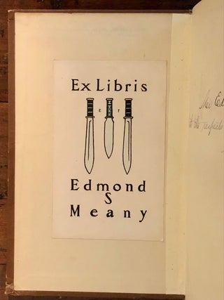 Ten Years of Missionary Work among the Indians at Skokomish, Washington Territory, 1874-1884 - INSCRIBED to Edmond Meany