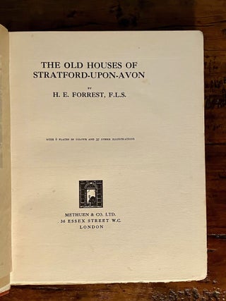 The Old Houses of Stratford-Upon-Avon