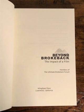 Beyond Brokeback The Impact of a Film