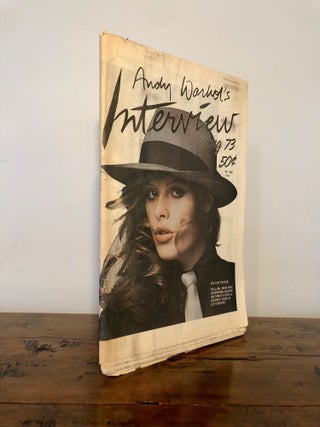 Item #12512 Andy Warhol's Interview Magazine #35 - August 1973. Interview Magazine