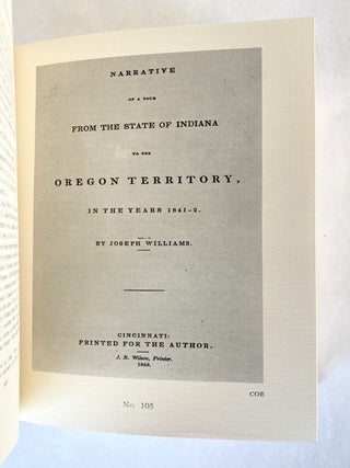 The Plains and the Rockies A Bibliography of Original Narratives of Travel and Adventure 1800-1865 - ONE of 75 Copies
