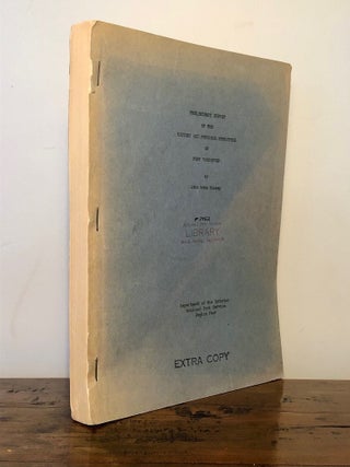 Preliminary Survey of the History and Physical Structure of Fort Vancouver