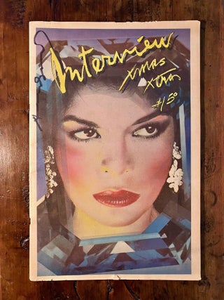 Item #12629 Interview Magazine, Vol XIII, No. 12, December 1978, Bianca Jagger Cover SIGNED by...