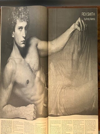 Interview Magazine, Vol. XI, No. 5, May 1981, Rex Smith Cover SIGNED by Warhol