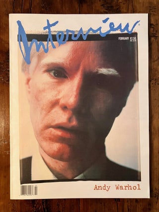 Item #12632 Interview Magazine, Vol. XIX, No. 2, February 1989, Andy Warhol Cover. Andy WARHOL