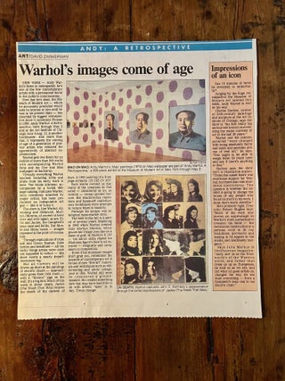Interview Magazine, Vol. XIX, No. 2, February 1989, Andy Warhol Cover
