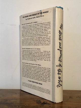 Desire and Pursuit of the Whole A Romance of Modern Venice - WITH Warhol Dust Jacket