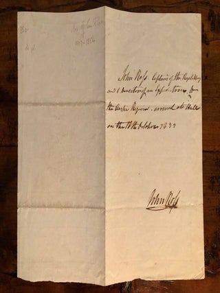 Autograph Note Signed by John Ross