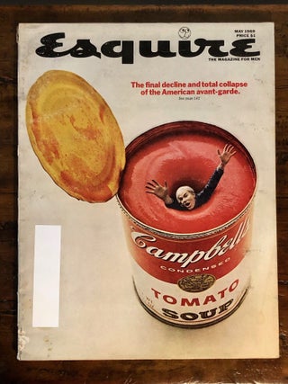 Item #12700 Esquire Magazine: The Magazine for Men, May 1969. Andy Warhol