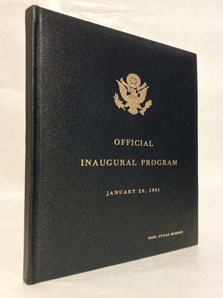Item #12740 Inaugural Ceremonies of John F. Kennedy Thirty-fifth President of the United States...