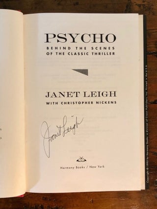 Behind the Scenes of Psycho The Classic Thriller - SIGNED by Leigh