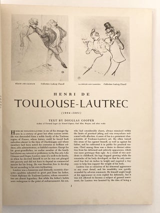Art Treasures of the World: Toulouse-Lautrec, Degas, Renoir
