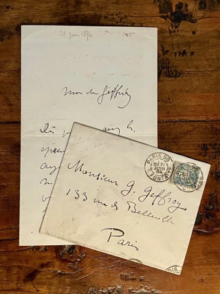Item #12839 Autograph Letter Signed from Henri Toulouse-Lautrec to Gustave Geffroy 21 June 1894...