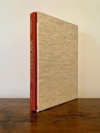 Item #12887 Music by Philip Glass - SIGNED Limited Edition. Philip. Edited GLASS, supplemental,...