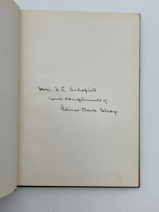 Biographical Sketch of James Clark Strong Colonel and Brigadier General, by Brevet. - INSCRIBED