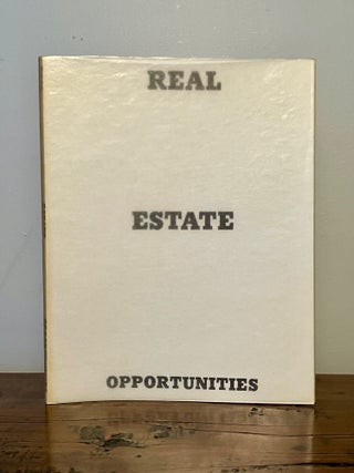 Real Estate Opportunities - WITH Original Glassine Jacket